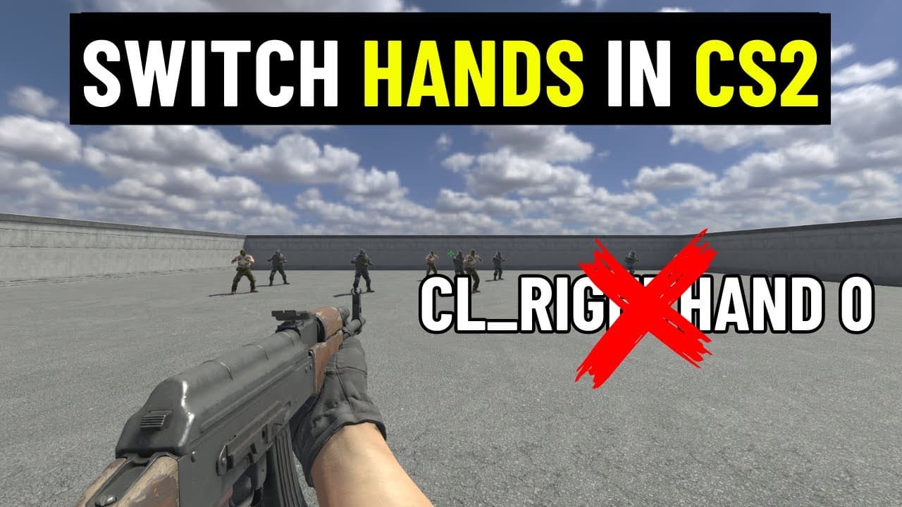 Switching weapon hands in CS2